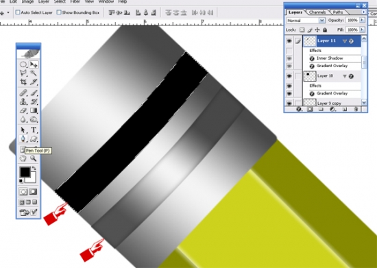 Pencil Icon L Pencil Icon L Learn How to make Pencil Icon in Photoshop