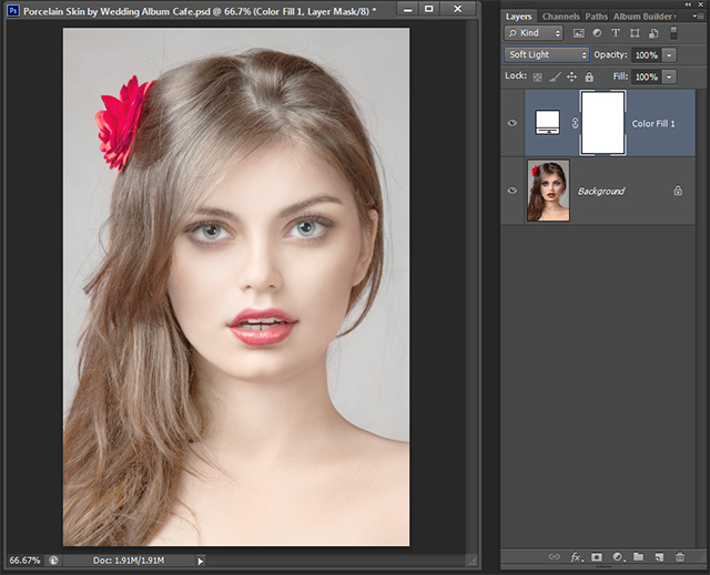 How to Create a Porcelain Skin Effect in Adobe Photoshop CS6 (Exclusive Tutorial) 7