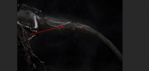3 attach 500x240 Create a Surreal Burning Tree Scene with Falling Particle Effect in Photoshop
