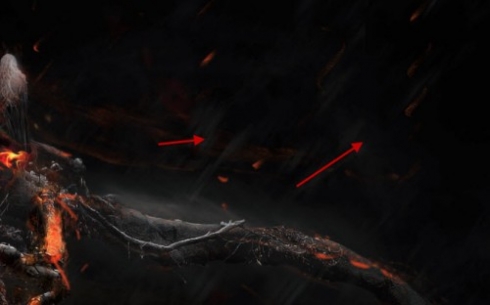6 effect 500x312 Create a Surreal Burning Tree Scene with Falling Particle Effect in Photoshop