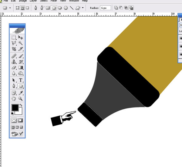 How to Easy Create High Lighter Vector in Photoshop 4