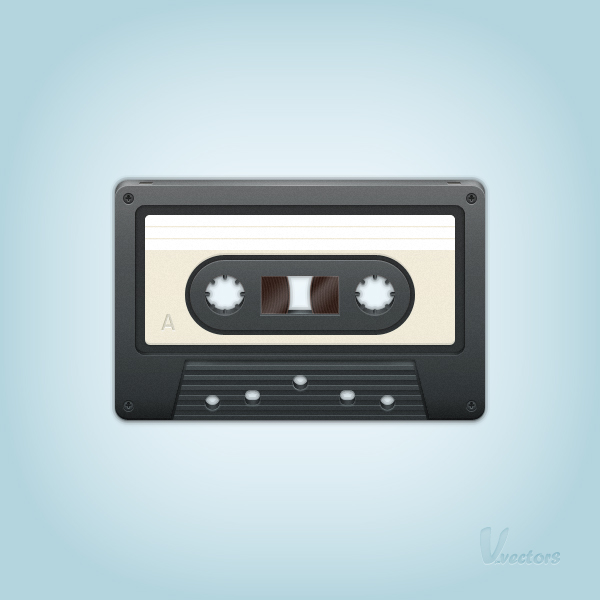 How to Create a Cassette Tape Illustration from Scratch in Photoshop 1