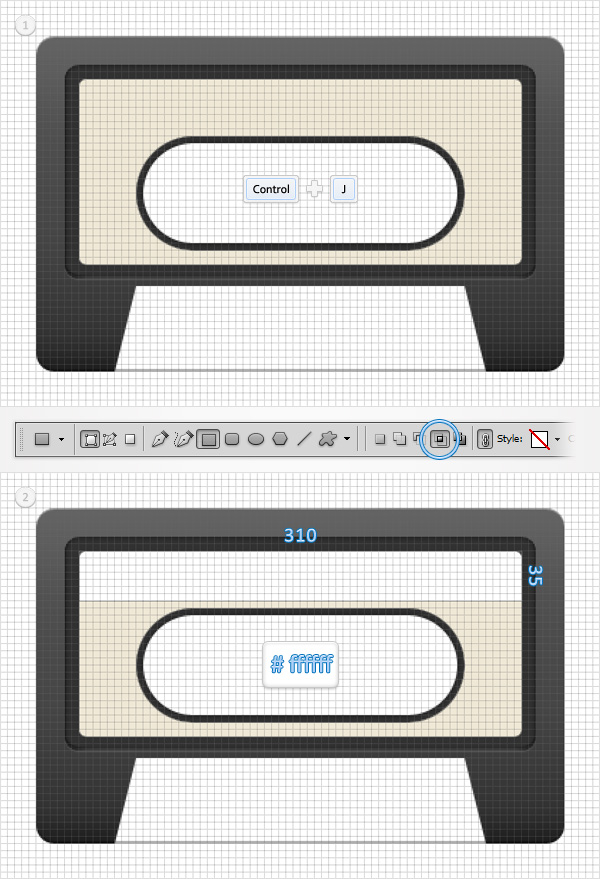 How to Create a Cassette Tape Illustration from Scratch in Photoshop 25