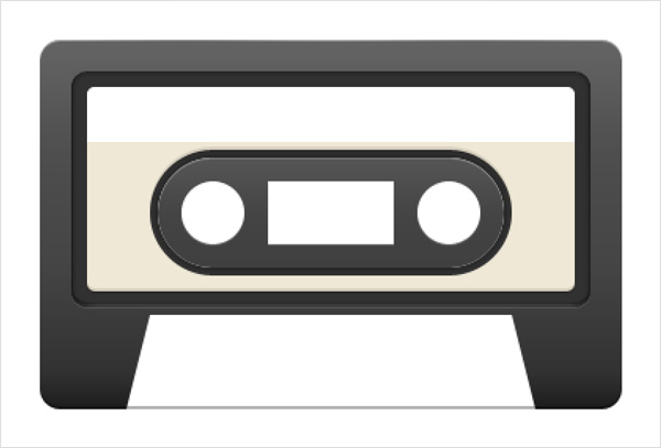 How to Create a Cassette Tape Illustration from Scratch in Photoshop 30