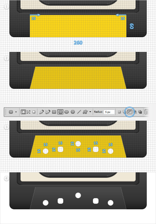 How to Create a Cassette Tape Illustration from Scratch in Photoshop 33