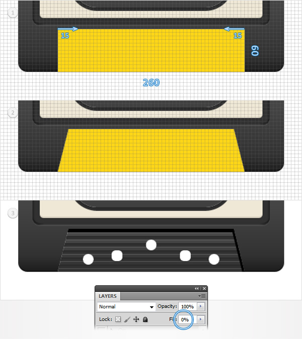 How to Create a Cassette Tape Illustration from Scratch in Photoshop 42