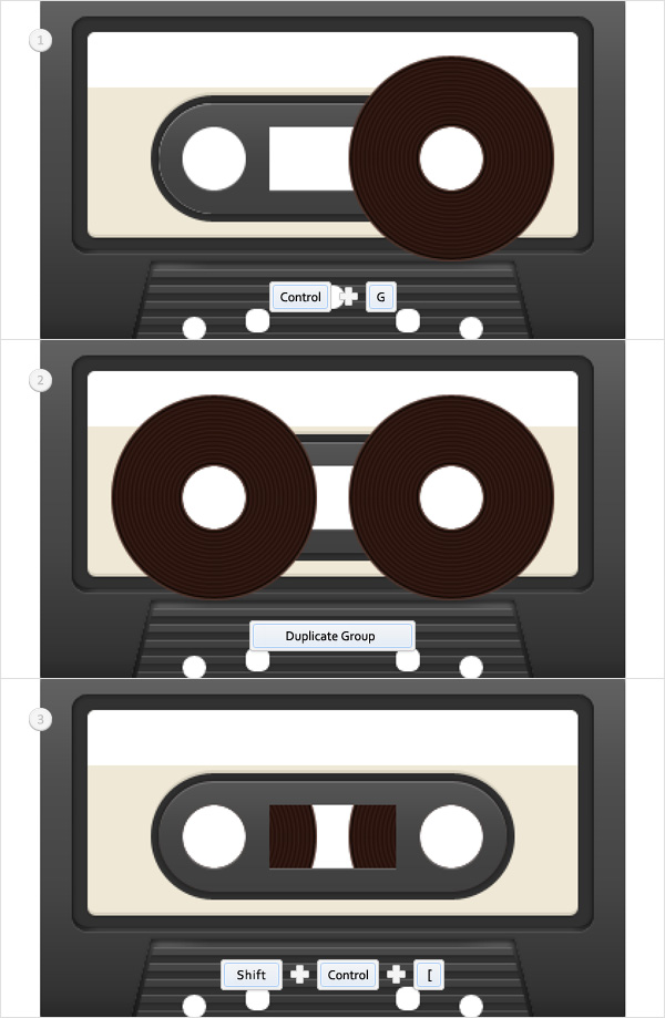 How to Create a Cassette Tape Illustration from Scratch in Photoshop 61