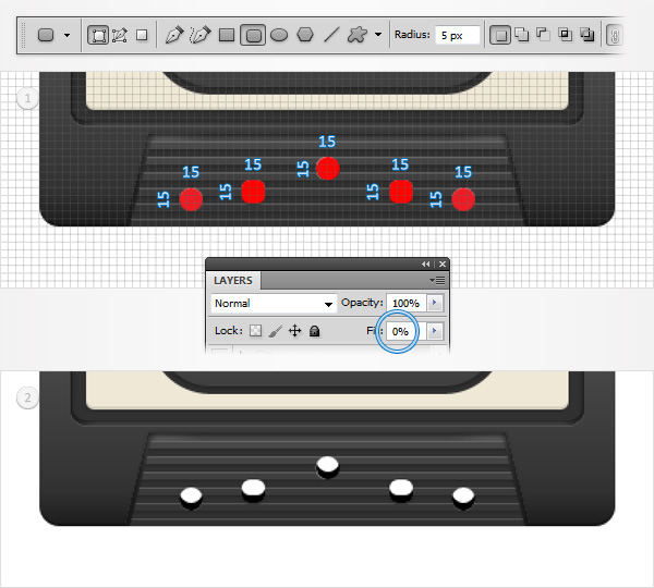 How to Create a Cassette Tape Illustration from Scratch in Photoshop 65