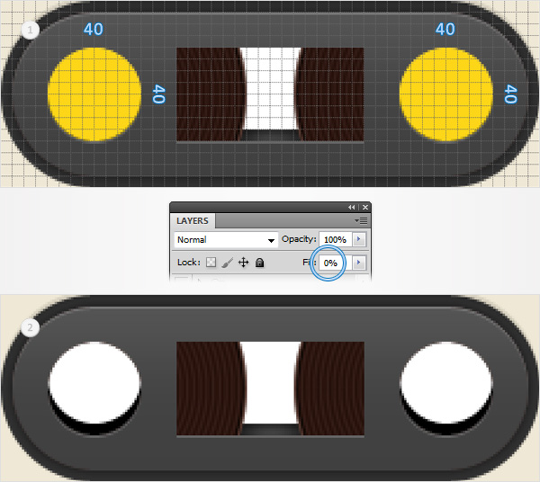 How to Create a Cassette Tape Illustration from Scratch in Photoshop 70