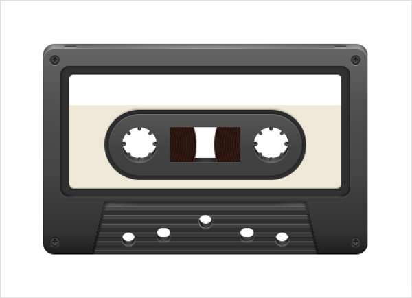 How to Create a Cassette Tape Illustration from Scratch in Photoshop 96