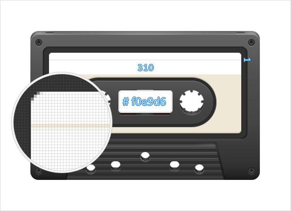 How to Create a Cassette Tape Illustration from Scratch in Photoshop 98