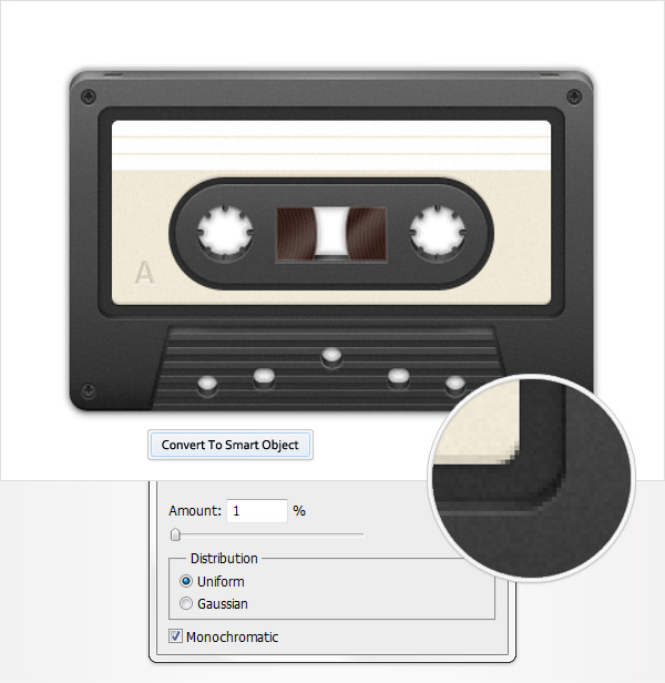 How to Create a Cassette Tape Illustration from Scratch in Photoshop 119