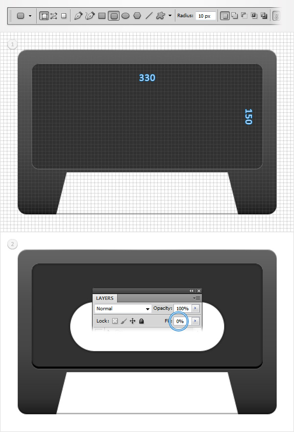 How to Create a Cassette Tape Illustration from Scratch in Photoshop 15