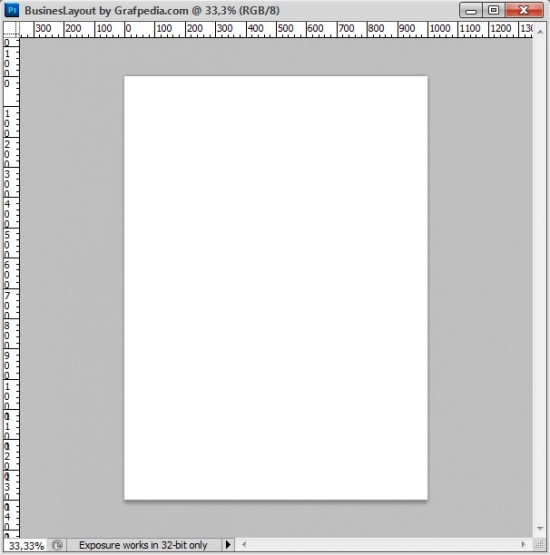 Photoshop tutorial - How To Design A Business Web Layout - step 2