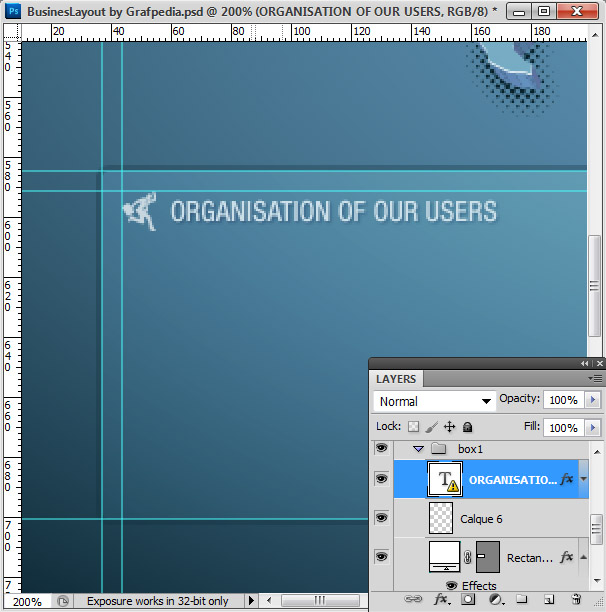 Photoshop tutorial - How To Design A Business Web Layout - step 23