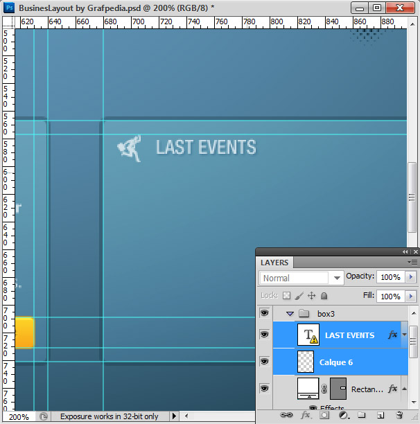 Photoshop tutorial - How To Design A Business Web Layout - step 33