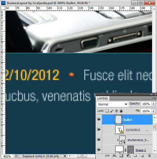 Photoshop tutorial - How To Design A Business Web Layout - step 47
