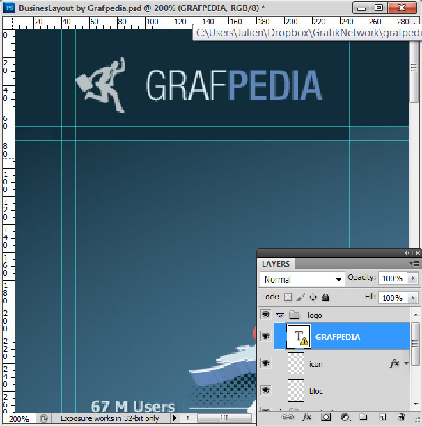Photoshop tutorial - How To Design A Business Web Layout - step 62