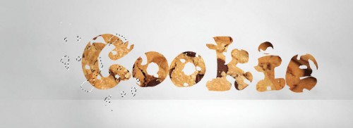 Create an Interesting Cookie Bite Text Effect in Photoshop 12