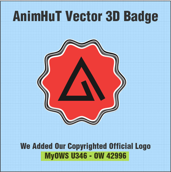 Create 3D Vector Retro Badge 1
