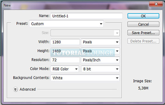 Start by creating a document