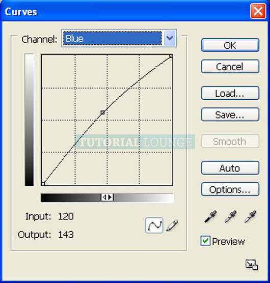 Curves adjustment layer