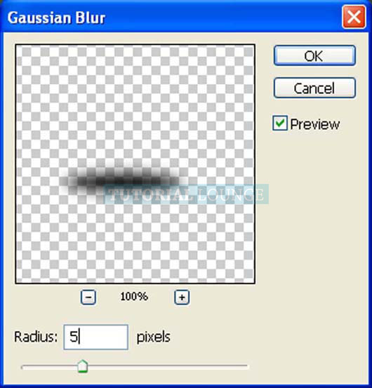 Gaussian blur box opens