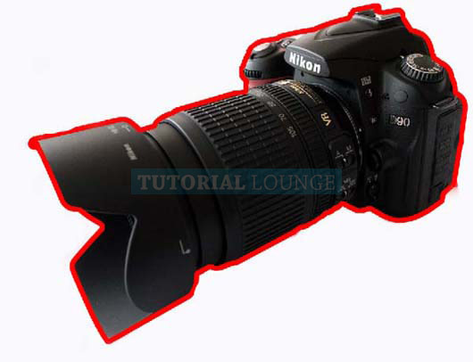 make a selection around the camera