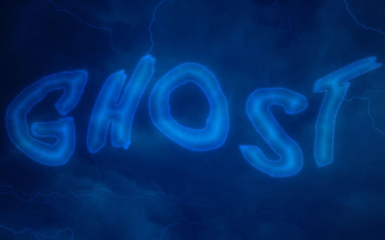 Ghostly Text Effect 1