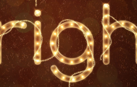 Bright Rope Light Text Effect 54