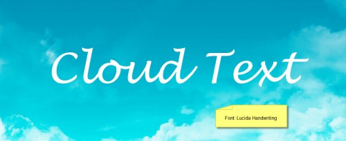 Design an Interesting Cloud Text Effect in Photoshop 5
