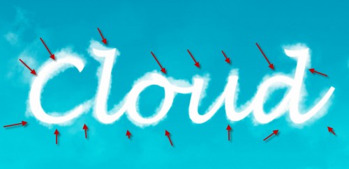 Design an Interesting Cloud Text Effect in Photoshop 9