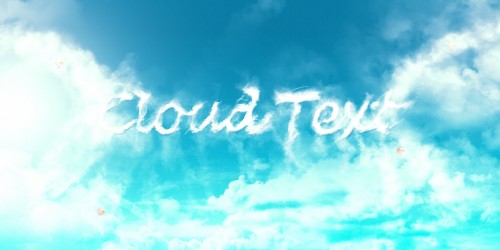 Design an Interesting Cloud Text Effect in Photoshop 1