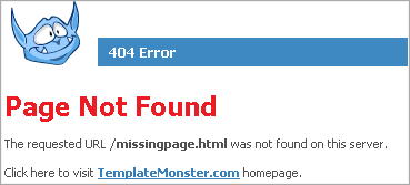 TemplateMonster missing page