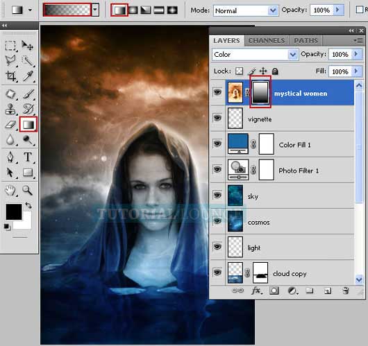 How to Create a Mystical Women in Photoshop 62