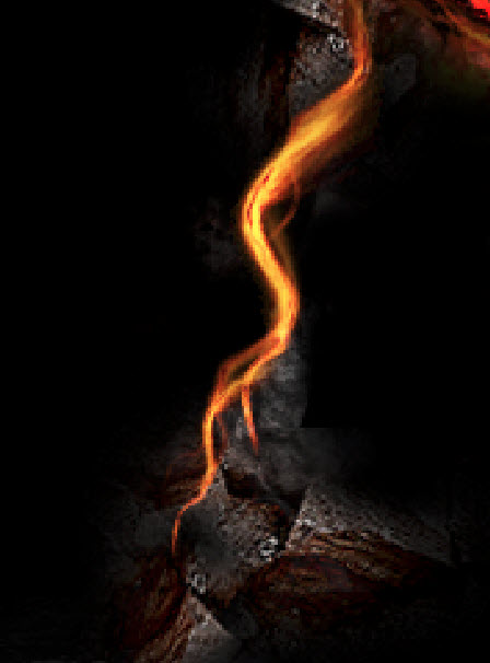 Create a Unique Stone and Fire Text Effect in Photoshop 25