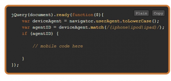 Useful jQuery Snippets and Plugins for iPad
