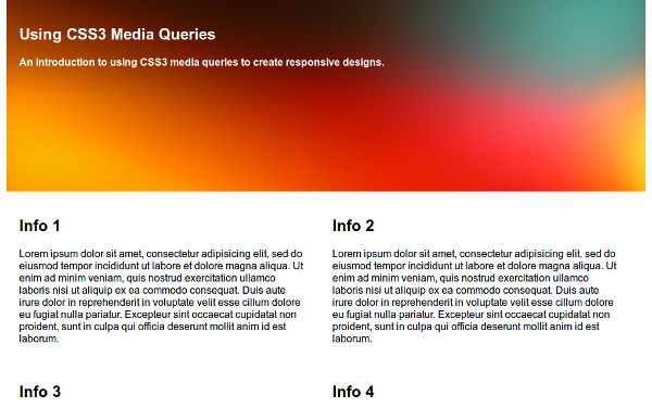 Using CSS3 Media Queries 3
