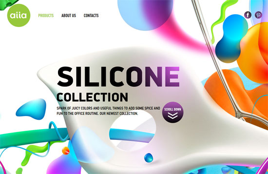Parallax scrolling in Web Design: 20 Awesome Parallax Websites 4