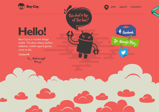 Parallax scrolling in Web Design: 20 Awesome Parallax Websites 3
