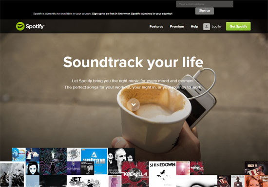Parallax scrolling in Web Design: 20 Awesome Parallax Websites 17