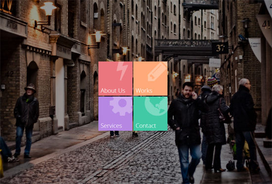 flat design template