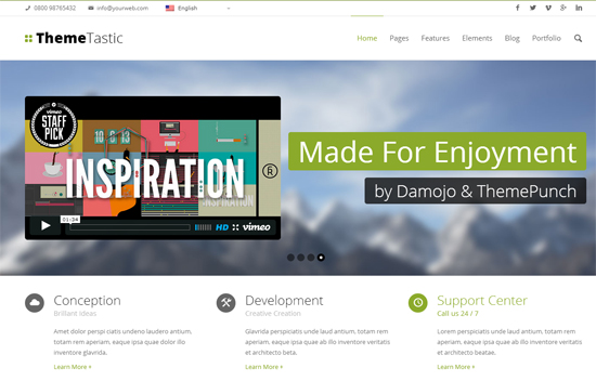 flat design template