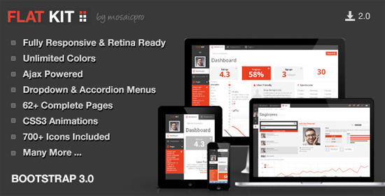 flat design template