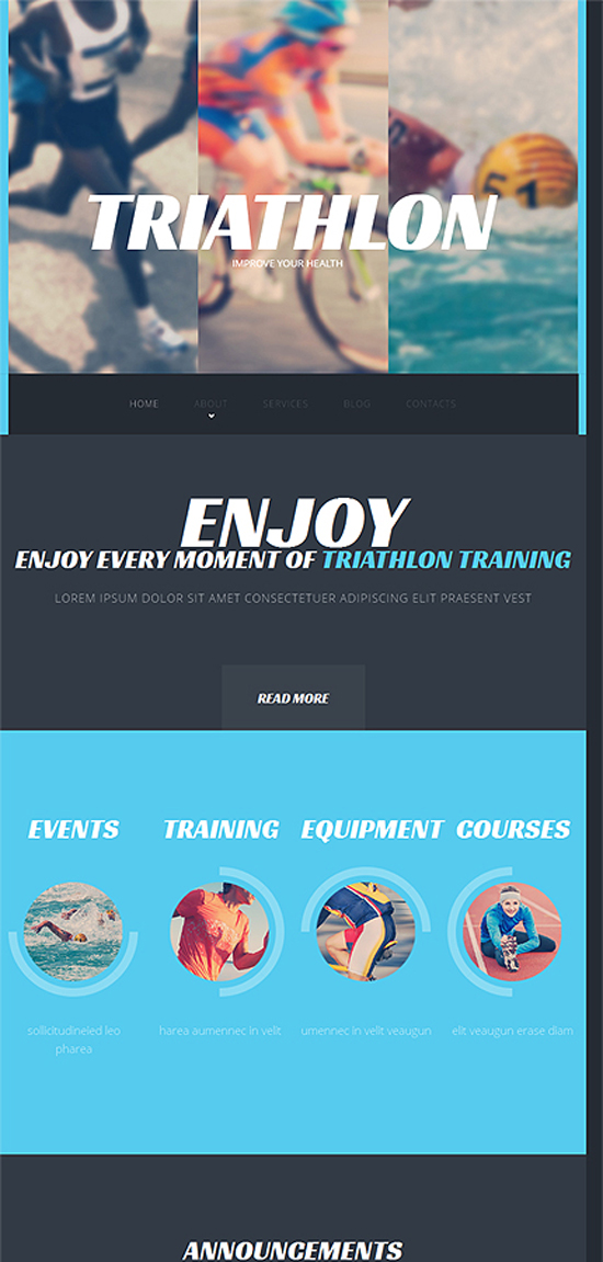 flat design template
