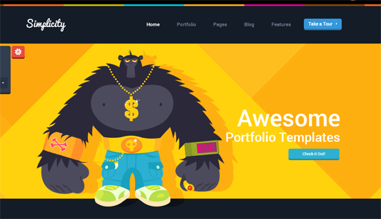 flat design template