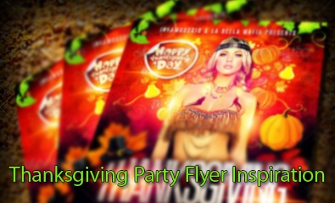 Thanksgiving Party Flyer Inspiration