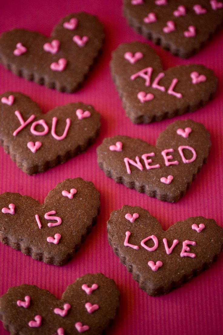 Romantic Heart Shaped Cookies for St. Valentine's Day Inspiration 18