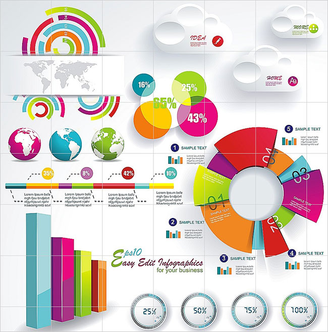 100 Premium Infographics from Ingimage 5