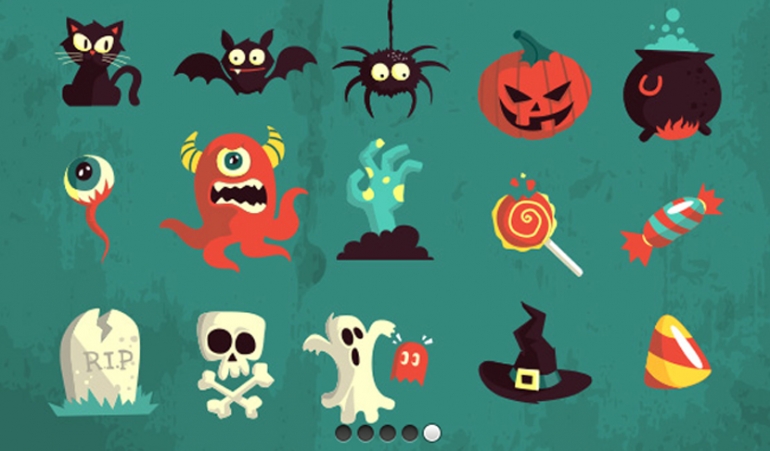 30+ Halloween-Themed Design Freebies 1